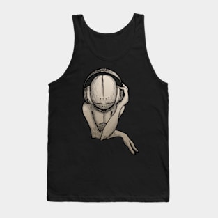 Music Lover| Alien Wearing Headphones Tank Top